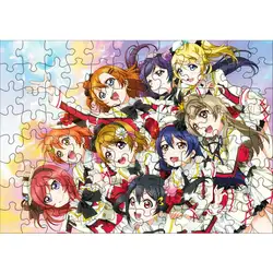 120 шт./кор. Love Live аниме Пазлы игрушки детские бумажные juguetes Пазлы игрушки для детей brinquedos