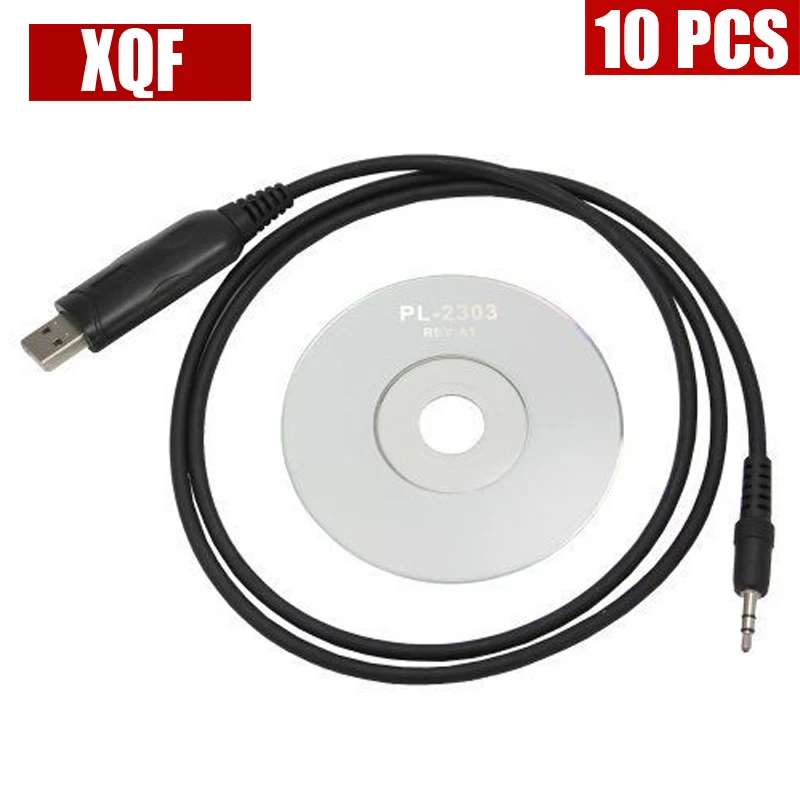 XQF 10PCS USB Programming Cable For ICOM Radio IC-F22 IC-V8 OPC-478 | Мобильные телефоны и аксессуары