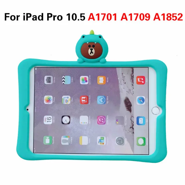 Чехол для Apple iPad 9,7 Pro 9,7 10,5 11 Air 1 2 3 чехол для IPad 2/3/4 5 6 iPad Mini 1/2/3/4/5 силиконовая подставка для крышки - Цвет: For iPad Pro 10.5