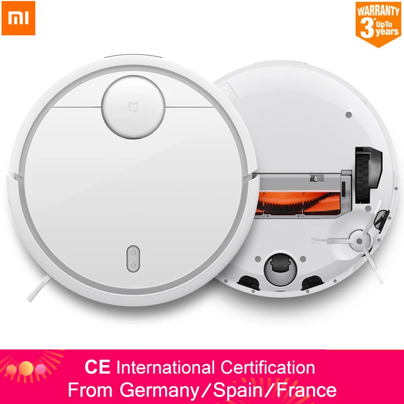 

Original XIAOMI MI Robot Vacuum Cleaner Robotic Smart Planned Type ASPIRADOR App Control Auto Charge LDS Scan Mapping