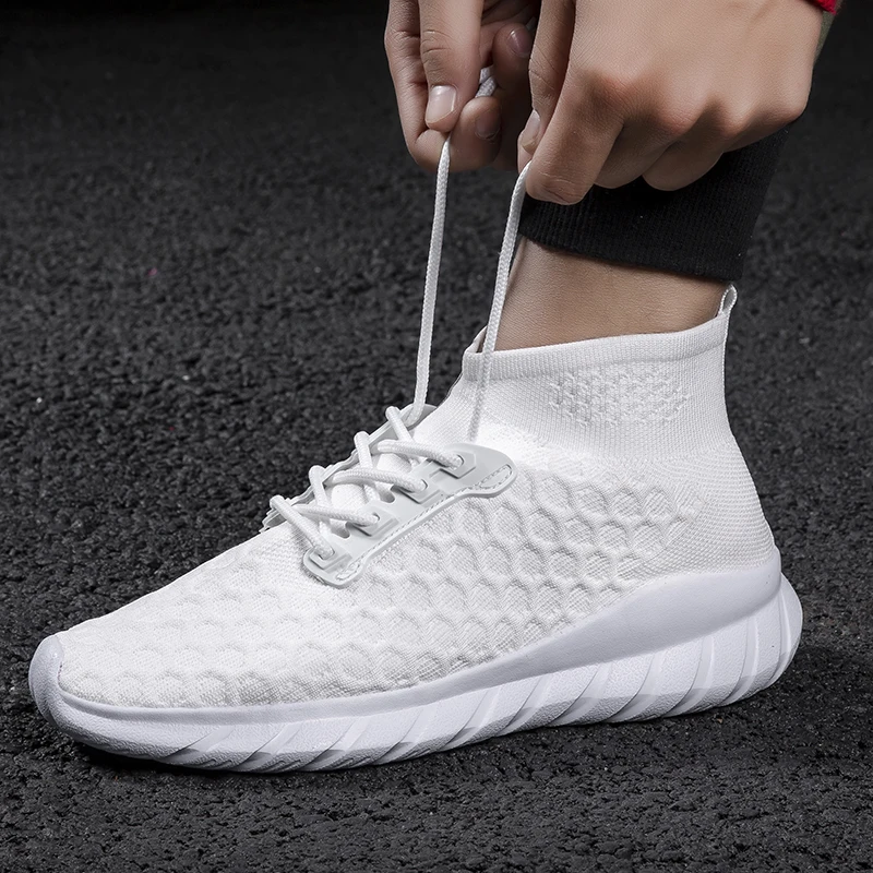 Hemmyi Mens Shoes Casual Mesh Breathable Large Size Men's Shoes Outdoor Trainers 2019 Fashion Spring Zapatos De Hombre