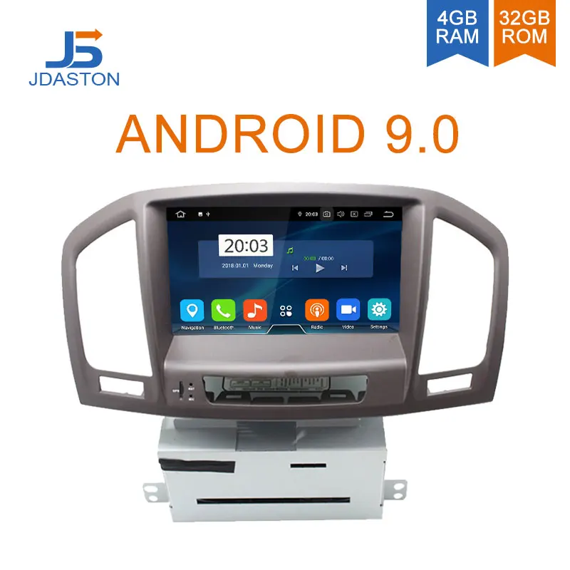 JDASTON 2 DIN Android 9.0 Car DVD Player For Opel Insignia Vauxhall