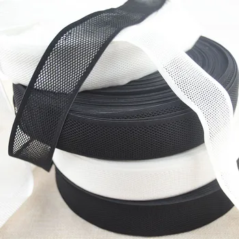 

Wide 4CM mesh webbing weak stretch underwear elastic band flat rubber thin breathable soft skin DIY clothing accessories