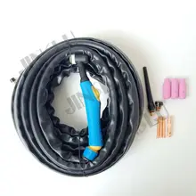 TIG-17/WP-17 с воздушным охлаждением аргоновый дуговой сварочный фонарь 8 м с синей ручкой