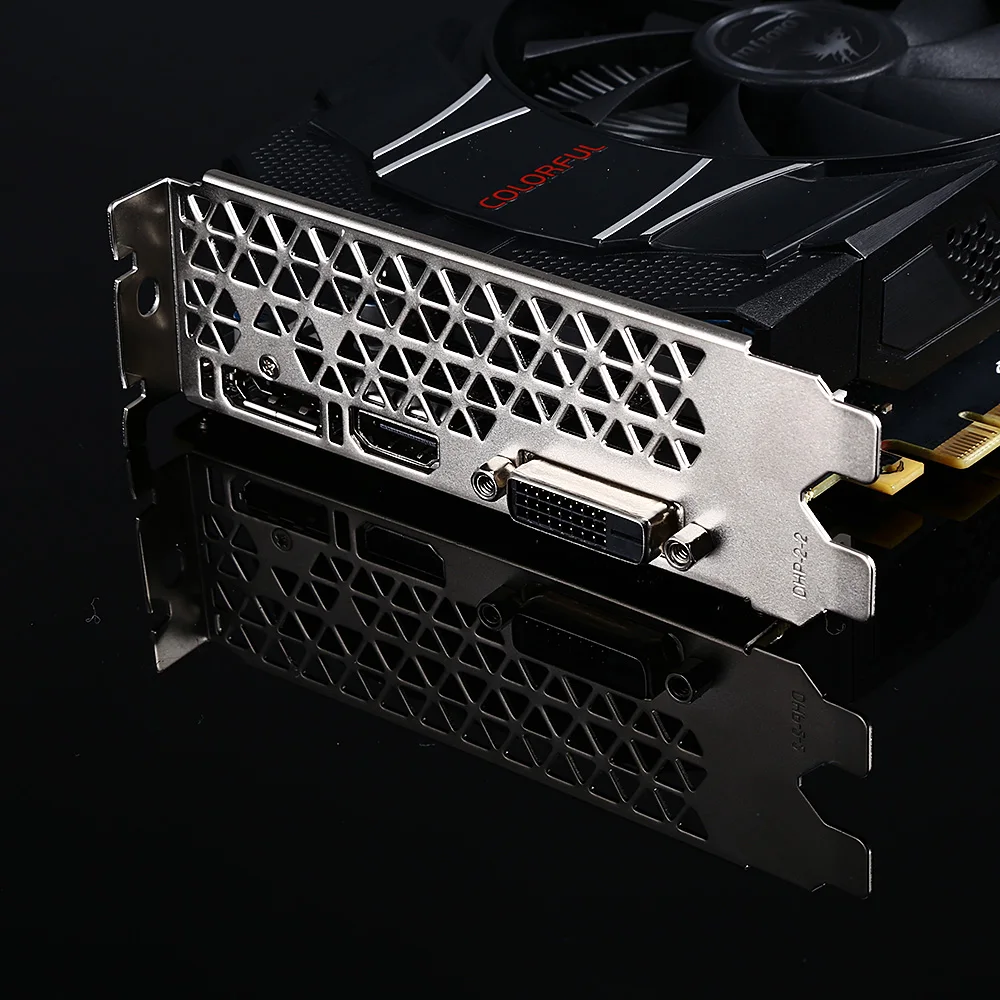 Красочные GTX1050Ti мини OC 4G новый игровой Графика карты 7000 мГц/4G B/128bit/GDDR5 видеокарта с