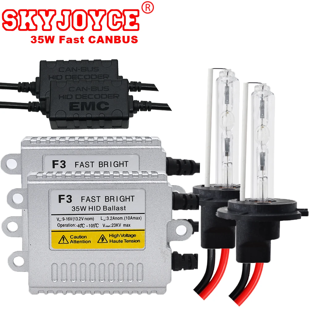 Canbus error free 35W AC quality xenon hid canbus kit H1 H3 H7 H8 H9 H10 H11 90056 880 canbus error warning EMC canbus xenon