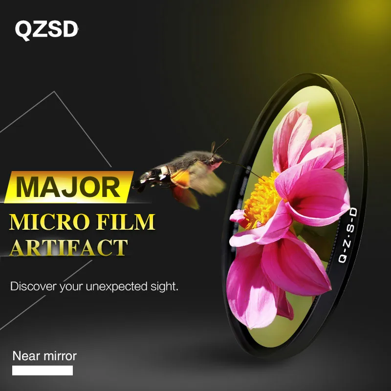 

QZSD Close-up lens SLR camera macro lens 52/55/58/62/67/72/77/82mm filter