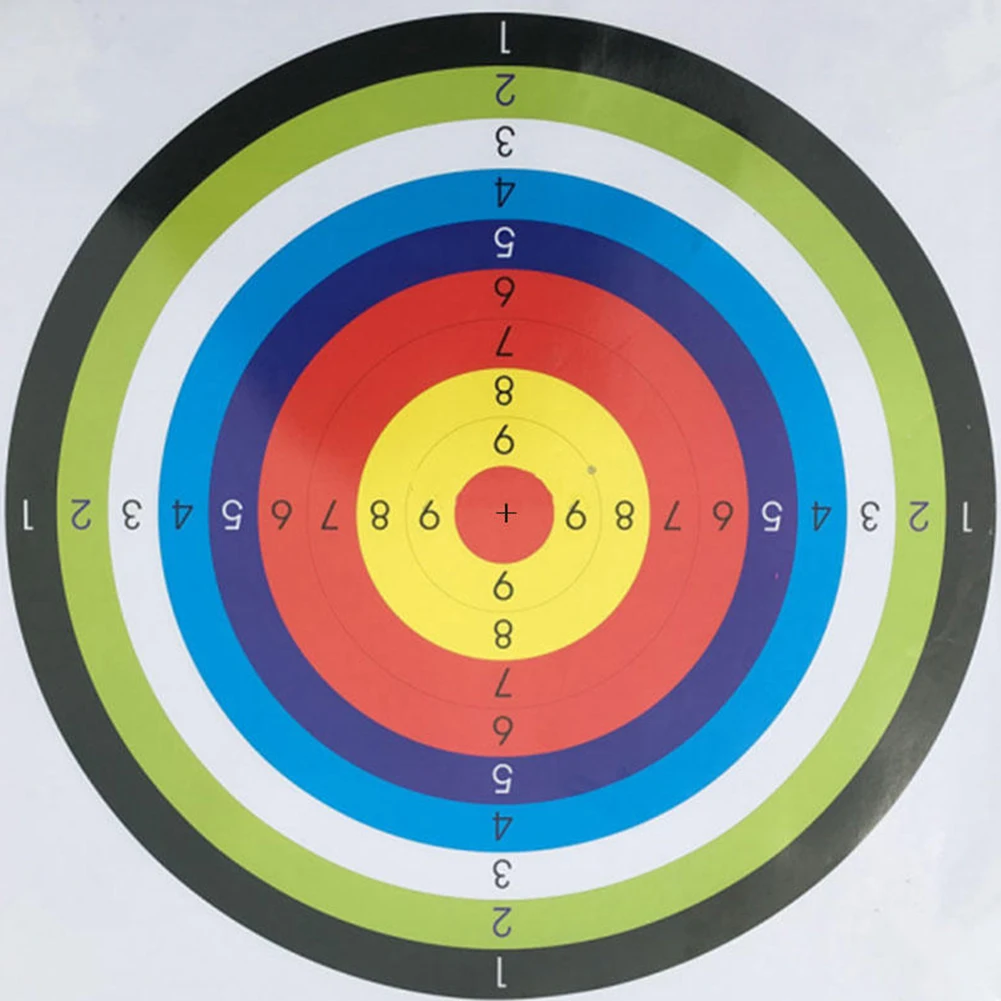 Бумага для мишени полное кольцо мишень для стрельбы из лука бумага Горячая лук комплект Стрельба из лука аксессуар для стрельбы
