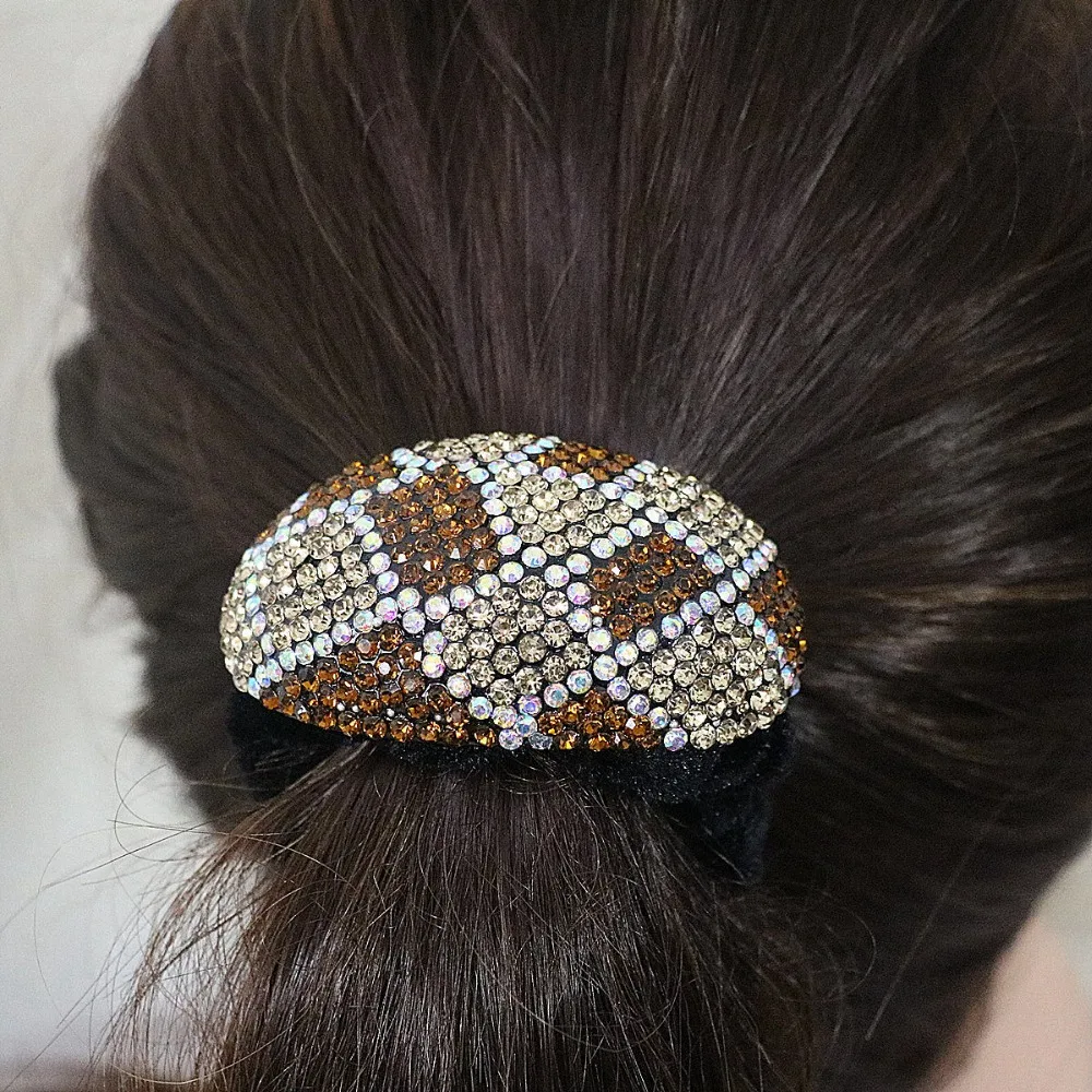Горячие продажи многоцветный кристалл rhinestone декор 40*64 мм лента для волос женщин