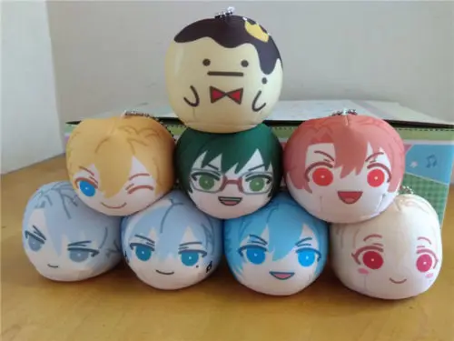 Япония идолиш 7 весна лето Enksy Omanjuu Bean плюшевые Подарочные игрушки 8 шт|toy plush|plush