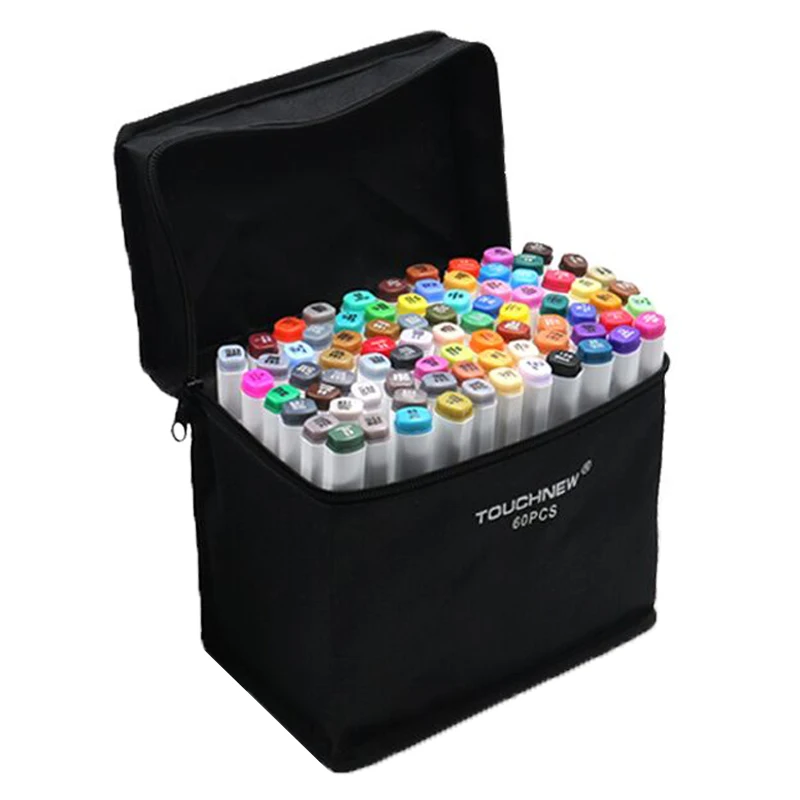 

60 Colors Artist Dual Head Sketch Markers Set For Manga Marker School Drawing Marker Pen Design Supplies Fashion design
