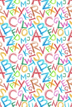 

HUAYI English Letters Art fabric Photography Backdrop Vintage Drops Newborns Portrait Photo Backgrounds XT-4152