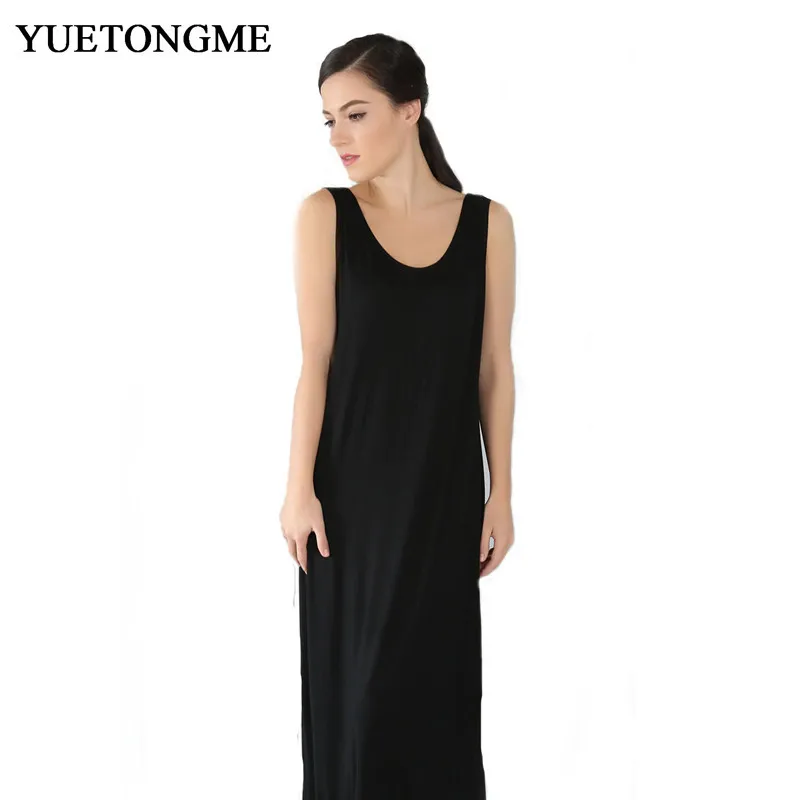 

YUETONGME XL-6XL plus size long dress 2018 maxi dresses vestidos Sexy black pink summer and autumn dress BTL109