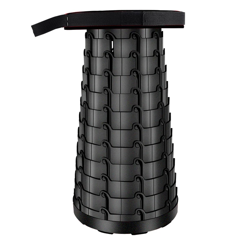 

Mini Folding Stool Portable Telescopic Adjustable for Hiking Camping Fishing HUG-Deals