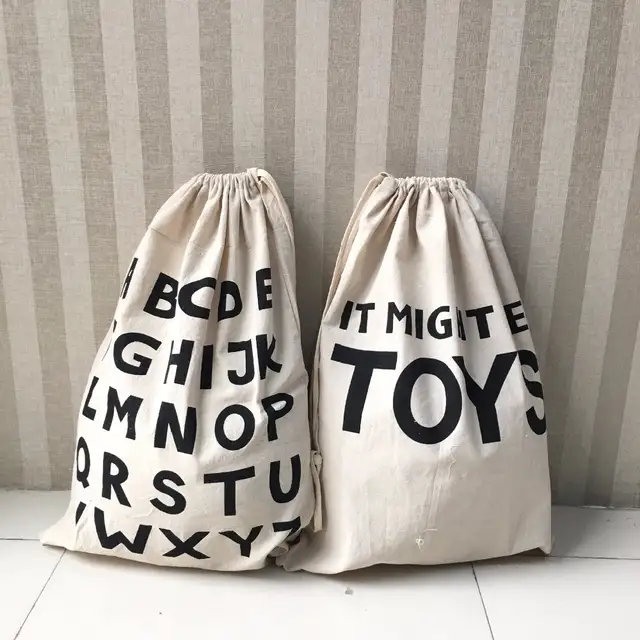 Cartoon Storage Bags Kids Toy Bag Drawstring Backpack Baby Clothes Clothings Laundry Children Room Organizer Pouch