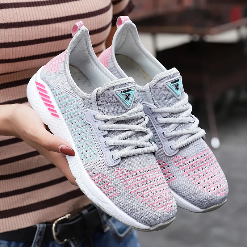 

Women Sport Shoes Basket Femme Plus Size 43 Woman Vulcanized Shoes Breathable Comfortable Cozy Footwears Female Zapatos De Mujer