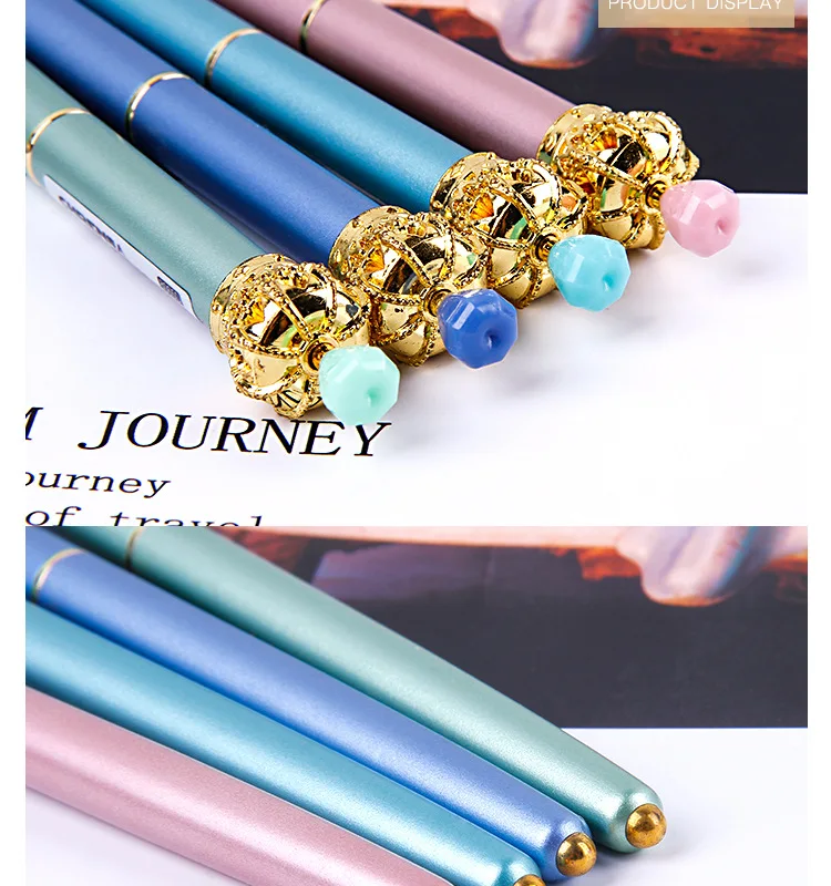 传人皇冠钢笔 抽拉式可换墨囊钢笔 书写练字正姿钢笔