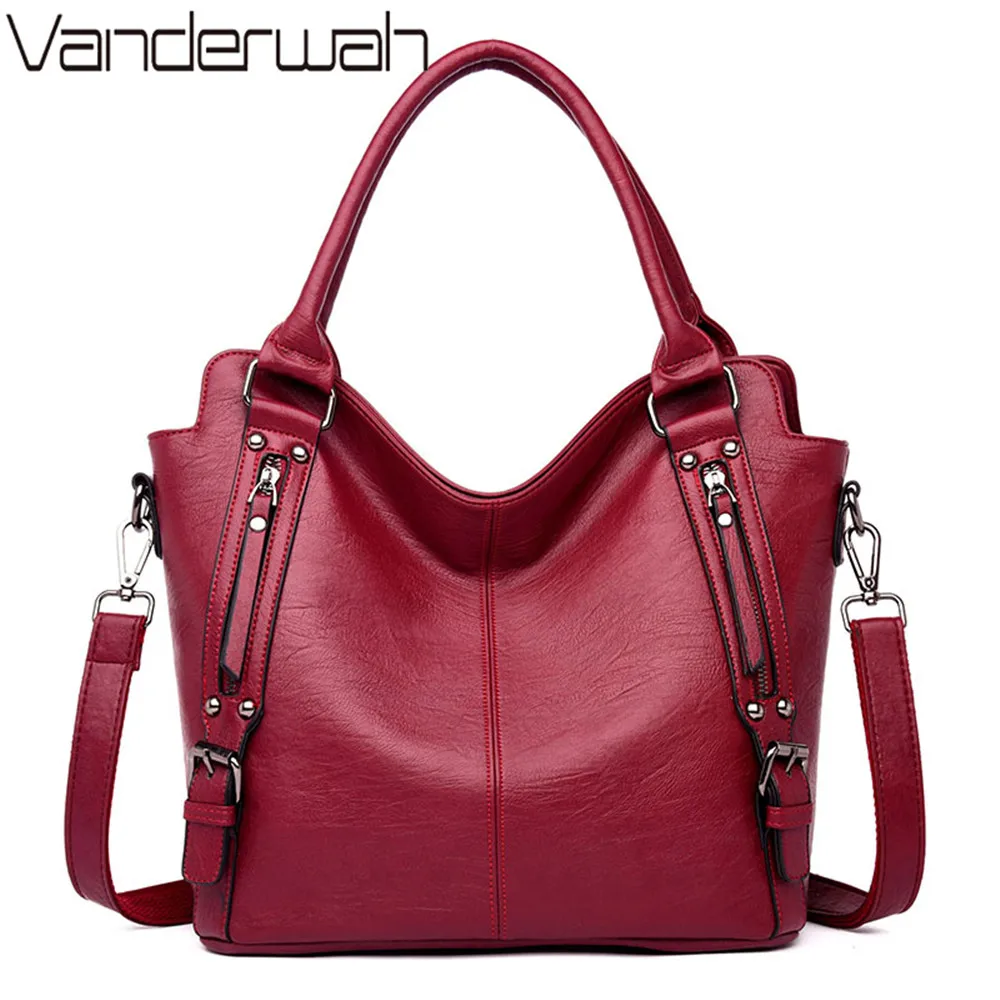 VANDERWAH New Women Handbags Hobos Shoulder Bags Tote Artificial ...