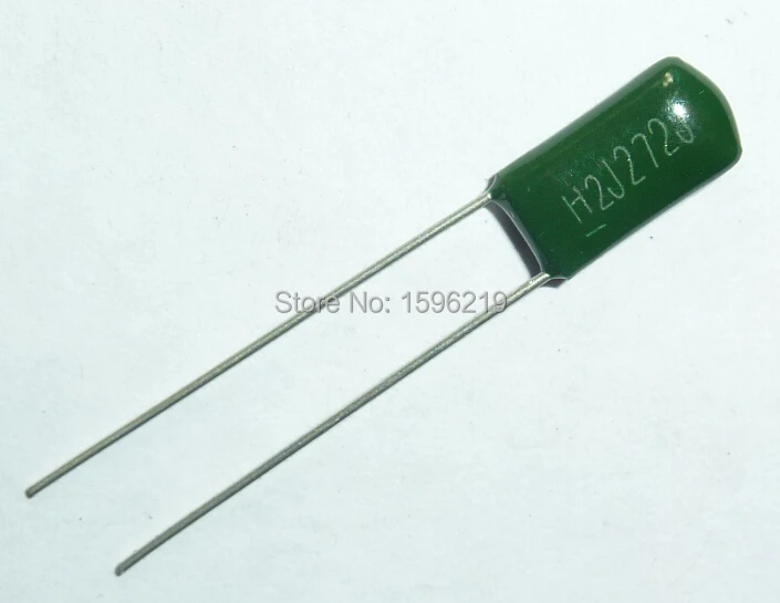 100 шт Майларовый пленочный конденсатор 630V 2J272J 2700pF 2.7nF 2J272 5% полиэфирный пленочный конденсатор