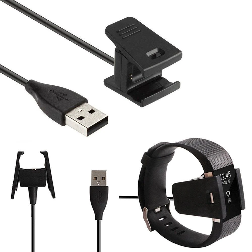 USB Charger Charging Cable Cord Wire For Fitbit Charge 2//3//4 Xiaomi 5 Bracelet