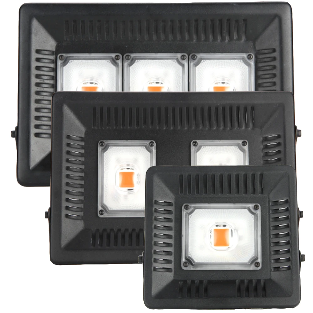 

Waterproof IP67 COB Led Grow Light Full Spectrum 100W 200W 300W for Veg Flowering Indoor Hydroponics Greenhouse Plants Lamp LED
