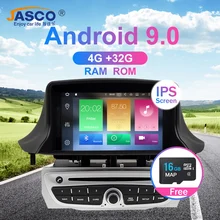 Android 9.0 8.0 Car Stereo Lettore DVD GPS Glonass Navigazione per Renault Megane 3 Fluence 4 GB 32G Video multimedia Radio