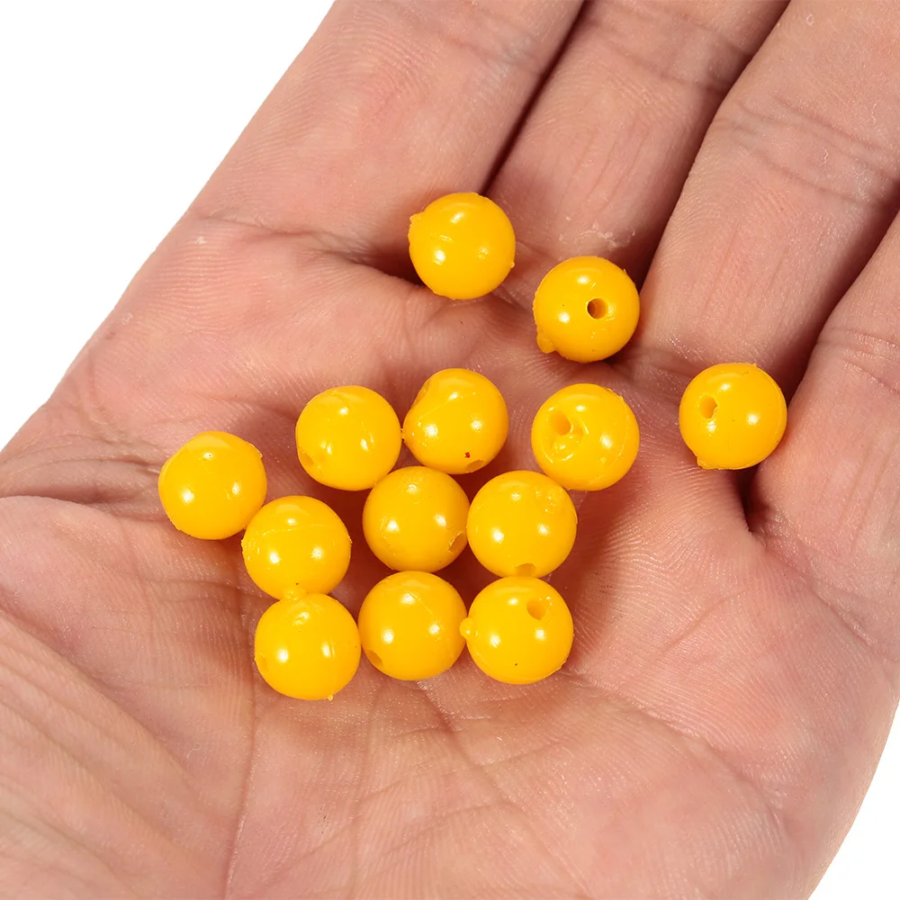 

100pcs Soft Fishing Lures Floating Smell Ball Bead Feeder Corn Flavour Artificial Bait Carp Fishing Accessories