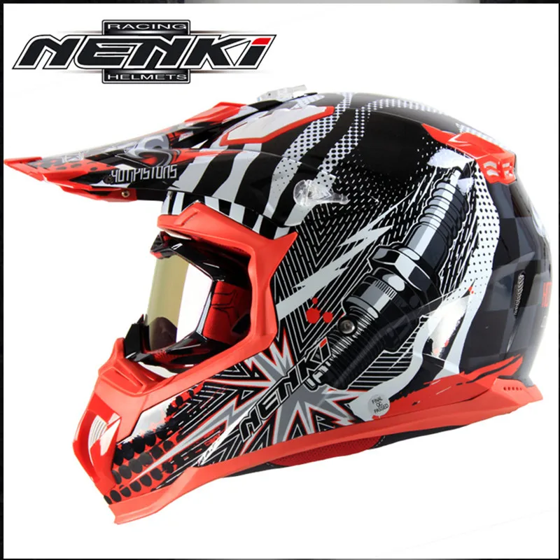 

(1pc&5colors) High Quality ABS Material Brand NENKI MX315 Motocross Helmet Off Road Motorcycle Capacete Helmets Racing Casco