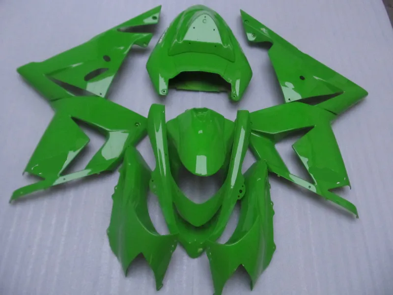 

Custom whole green Fairing Kit for KAWASAKI Ninja ZX10R 04 05 ZX 10R 2004 2005 zx 10r ABS Motorcycle Fairings set+7gifts KY12