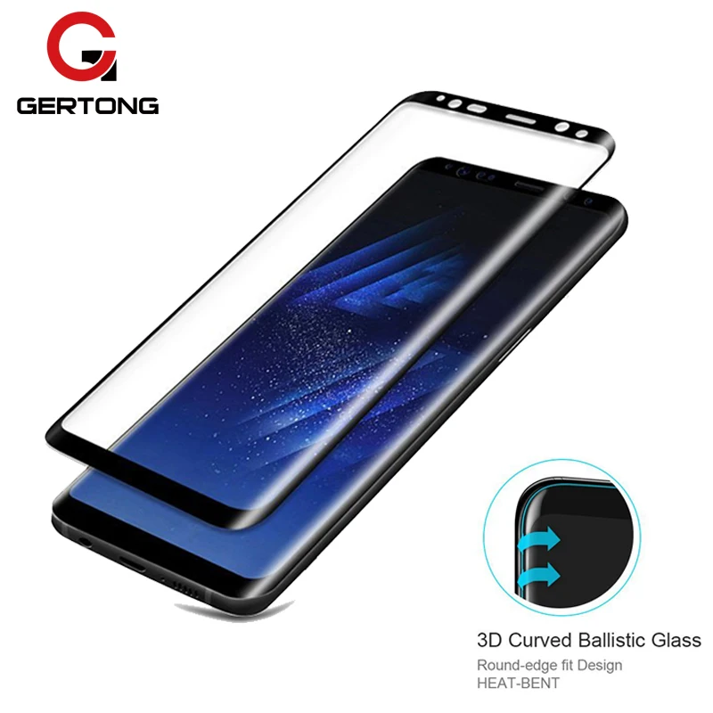 

3D Curved Full Cover Tempered Glass For Samsung Galaxy Note 8 Note8 S8 Plus S7 S6 Edge S9 Plus Screen Protector Color Film