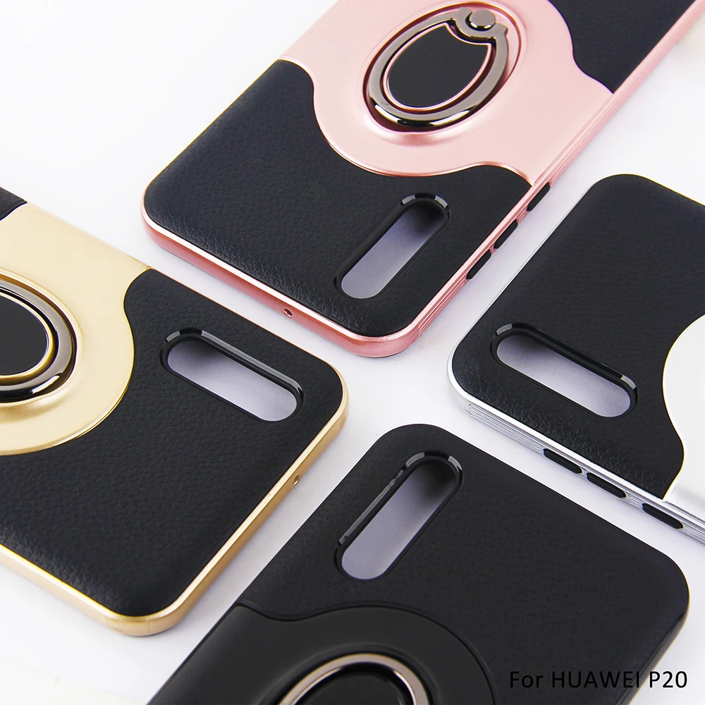 Для huawei P20/P20 Lite/P20 Pro/Коврики 10/Коврики 10 Pro/Y3 (2017) /Y5 чехол перстень Kickstand Обложка
