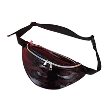 Женская поясная сумка с лазером из искусственной кожи, водонепроницаемая поясная сумка для телефона, многофункциональная женская сумка