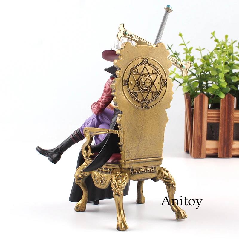 One Piece Figure One Piece Anime Dracule Mihawk Hawk Eyes Action Figure Sitting on Chair CREATOR X CREATOR Toys 16cm KT4721 One Piece Figure One Piece Anime Dracule Mihawk Hawk Eyes Action Figure Sitting on Chair CREATOR X CREATOR Toys 16cm KT4721