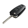 KEYYOU New 3 Buttons For Ford Focus Fiesta 2013 Fob Case with HU101 Blade Flip Folding Remote Key Shell Fob Case ► Photo 2/6