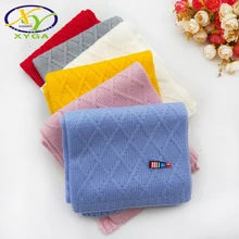 1 предмет, Детская шерстяная одежда длинные шарфы, мягкие, теплые, коллекция года, зимние вязаные шарфы для мальчиков и девочек, детский шерстяной шарф из полиэстера