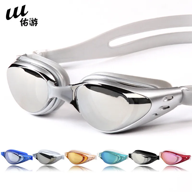 السباحة حملق الغوص نظارات مكافحة الضباب PC عدسة السباحه بركة Natacion Hombre المرأة ملابس السباحة كيد نظارات للسباحة