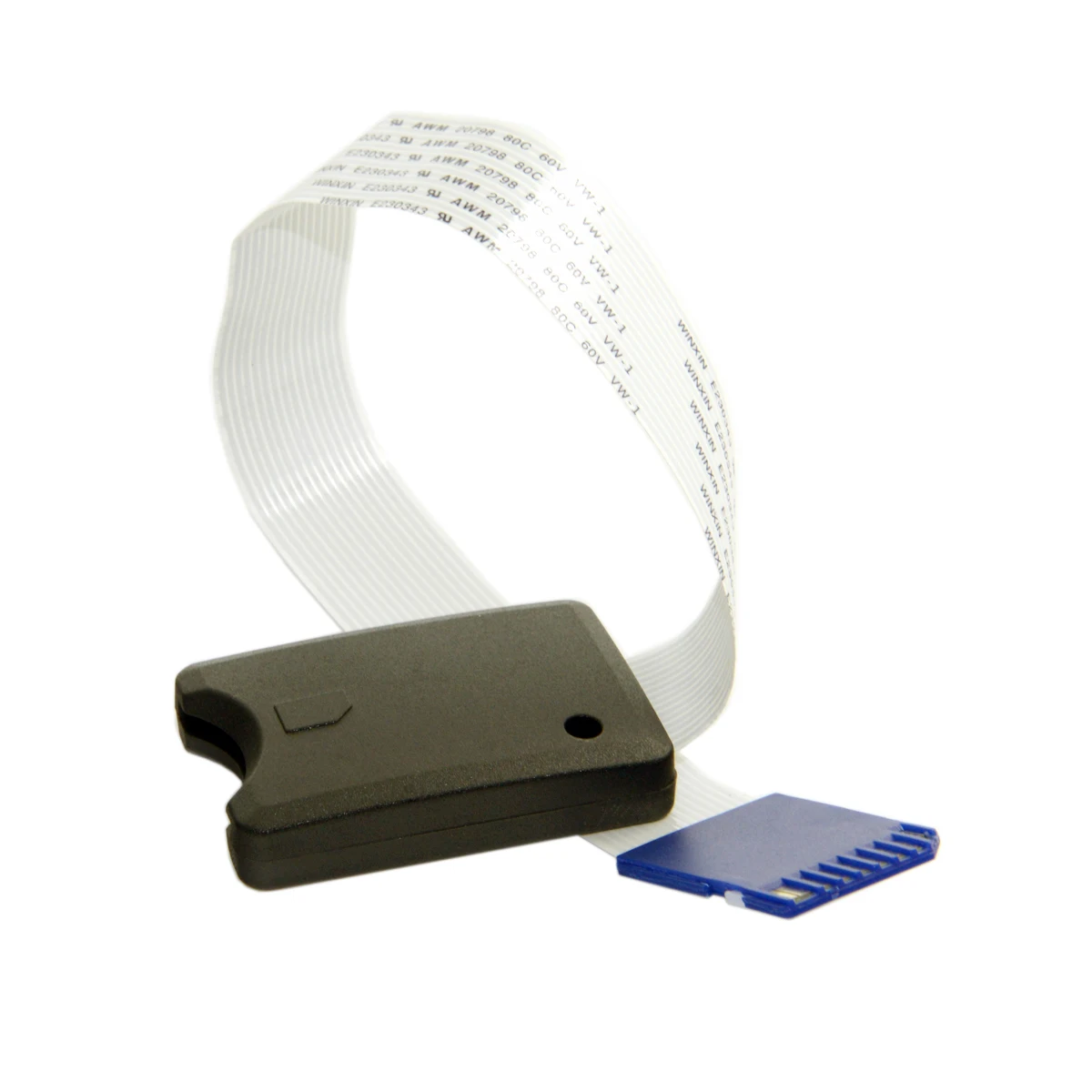 

CYDZ Standard SD SDHC Memory Card Kit Male to SD Female Extension Soft Flat FPC Cable Extender 25cm