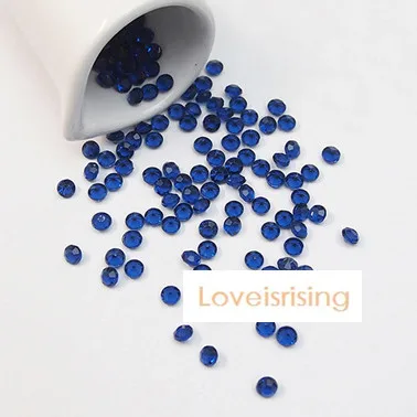 

24 colors Pick--10000pcs 4.5mm 1/3ct Navy Blue diamond confetti table scatter table vase decoration wedding favor supplies