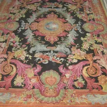 9'x12' 90 линия Savonnerie ковер французский коврик «савонри», новозеландская шерсть коврик ручной работы