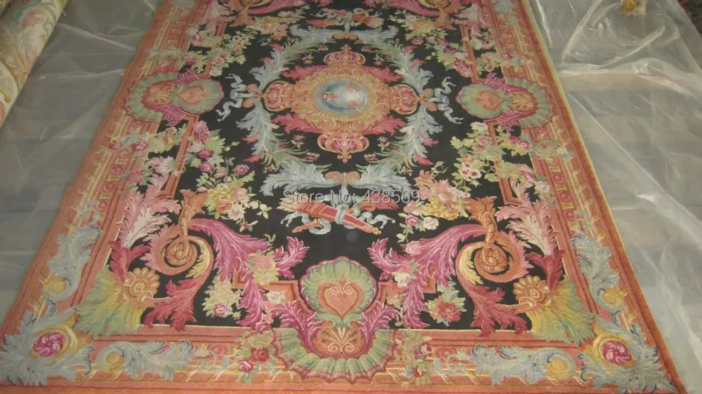 Us 5220 0 Free Shipping 9 X12 90 Line Savonnerie Carpet Rug 100 New Zealand Wool Handmade In From Home Garden On Us 5220 0 Free Shipping 9 X12 90 Line Savonnerie Carpet Rug 100 New Zealand Wool Handmade In From Home Garden On