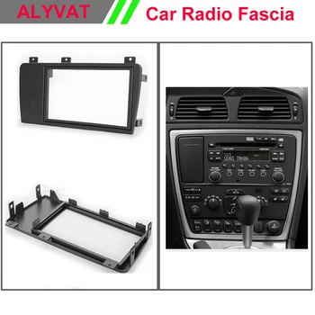

Car Radio DVD CD Fascia Panel for S60 2005 2006 2007 2010 V70 XC70 2005-2007 Stereo Dash Facia Trim Surround CD Installation Kit
