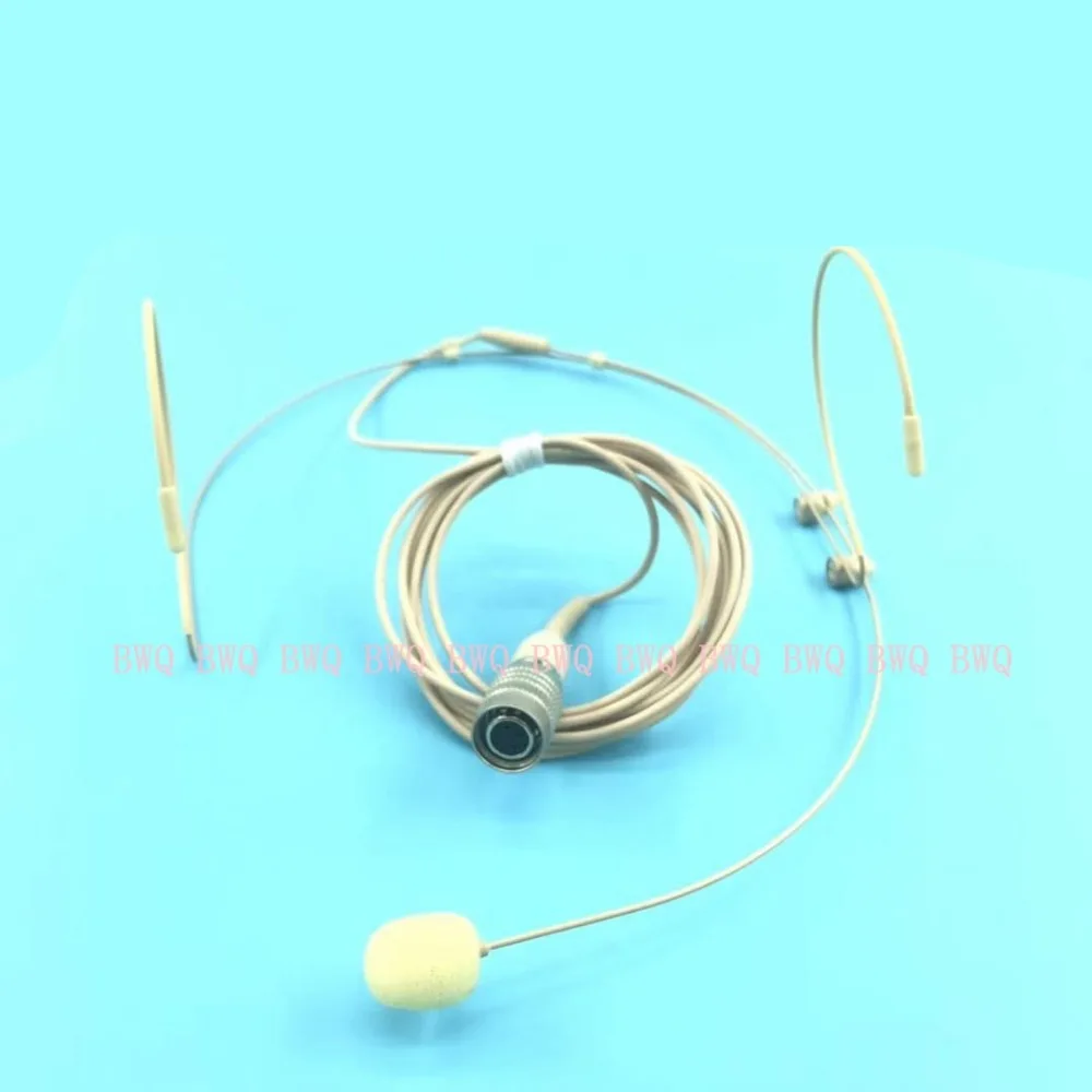 4 контакта Hirose Plug микрофон для головы наушники микрофон для аудиотехника беспроводной нательный AEW 4000a T1000a 5000a 5000 Номинальная