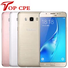 Оригинальный Samsung Galaxy J5 2016 J5108, 2 Гб 16 Гб ПЗУ, 5,2-дюймовый четырёхъядерный процессор Snapdragon Dual Sim, 4G LTE uuulocked Восстановленный мобильный телефон