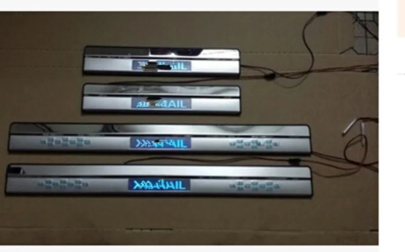 

led Car Styling for Nissan X-Trail T31 accessories 2014-2016 stainless steel x trail auto door sill protector scuff plate guard