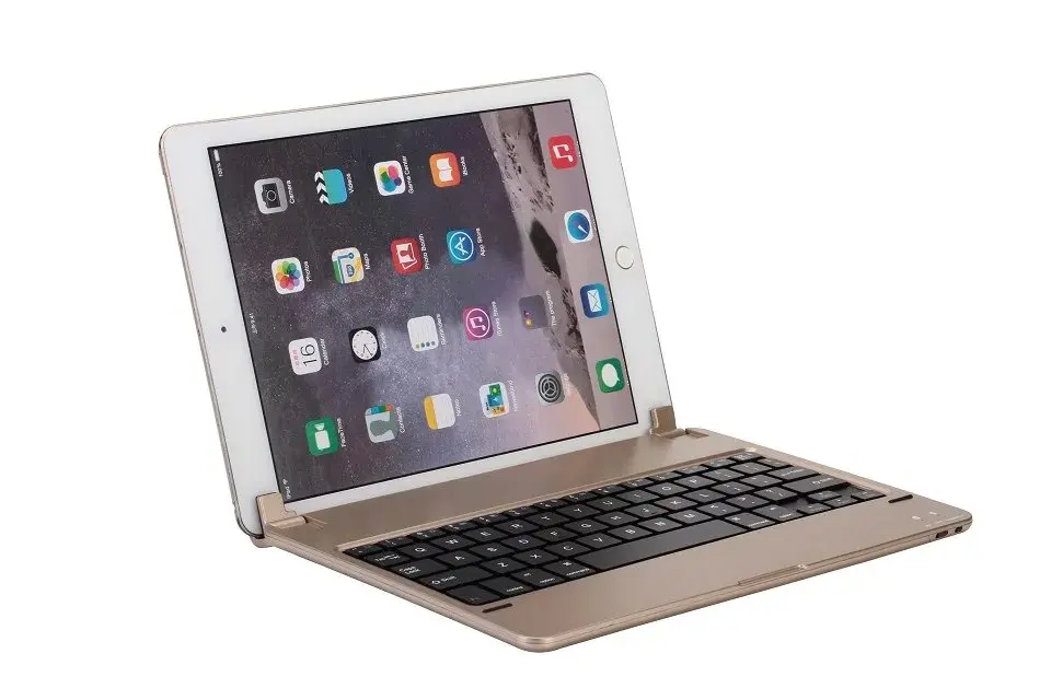 Русский/испанский/иврит тонкий беспроводной Bluetooth клавиатура кожаный чехол для Apple iPad 9,7 //Air/Air2/Pro 9,7