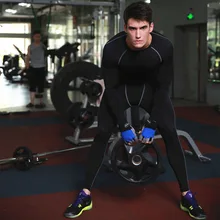 Фитнес мужские тренировочные шорты баскетбольные беговые эластичные компрессионные быстросохнущие брюки длиной до щиколотки(не включая рубашки