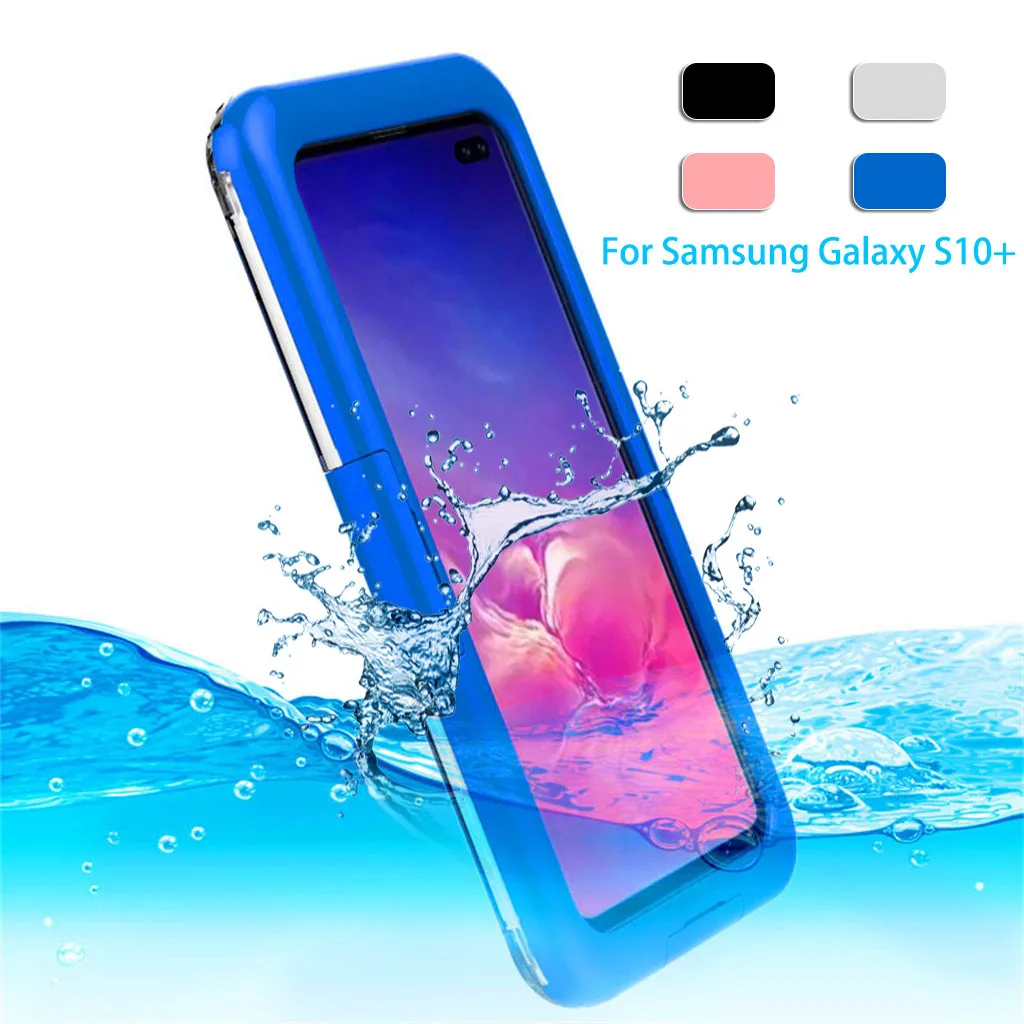 

Waterproof Dustproof Mudproof Protection Case Cover For Samsung S10+ 6.4Inch Phone Case Capa Coque 2019 High Quality