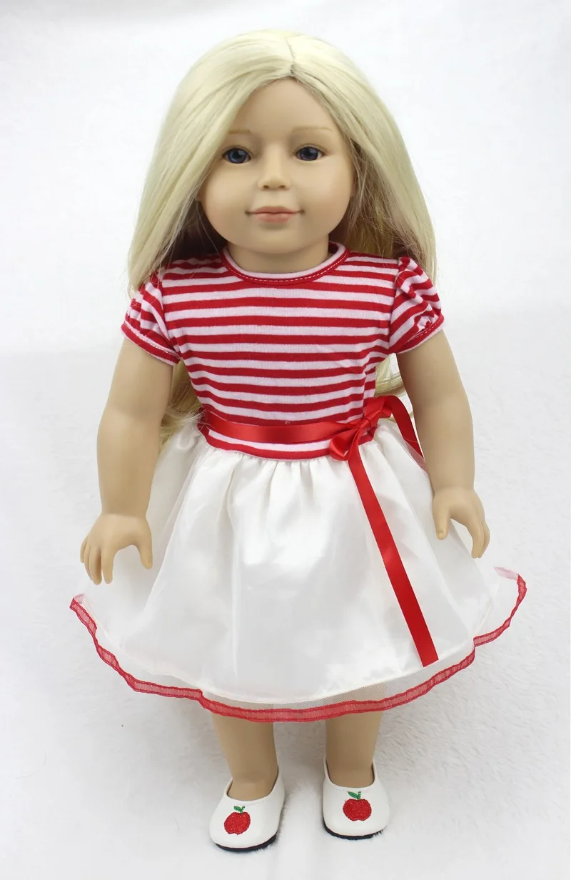 Otarddolls 45 см хлопковые силиконовые куклы 18 дюймов длинные волосы принцесса