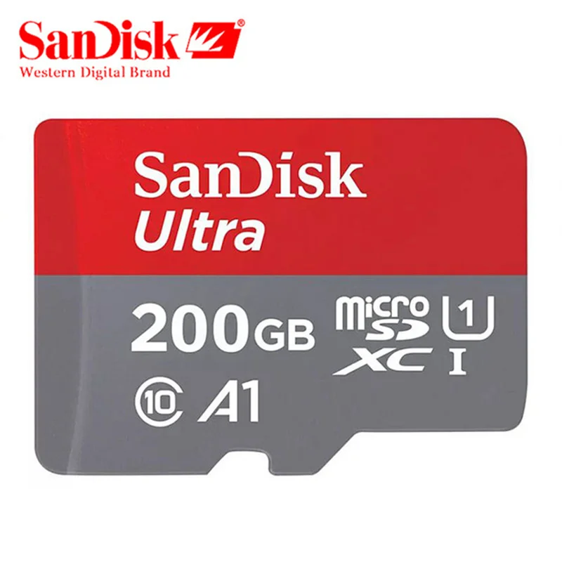 sandisk ультра Micro SD карты 256 ГБ 100 МБ/с. C10 флэш-карта памяти 200GB 256GB Microsd 400 ГБ TF Карта A1 для телефона для настольного компьютера