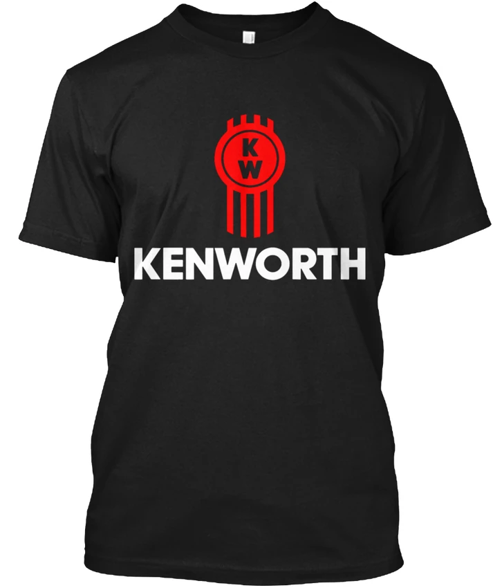 Kenworth популярная футболка без тегов T Shirt100 % хлопок Повседневная печать с коротким